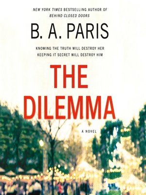 cover image of The Dilemma
